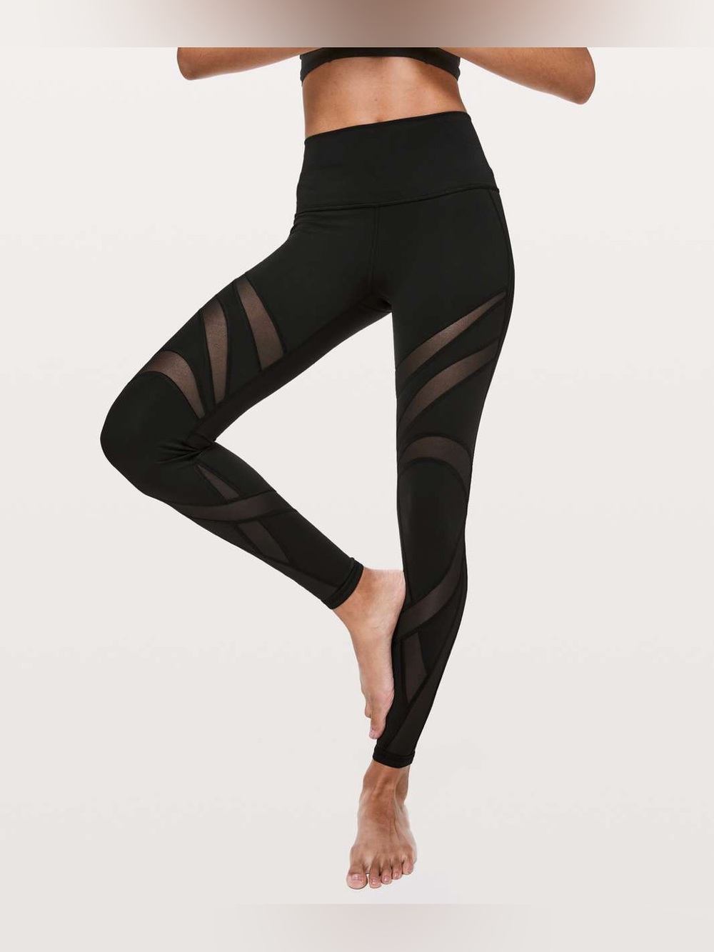 Lululemon Wunder Under High-Rise Tights Leggings Pants *Mesh 28"